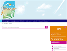 Tablet Screenshot of ccas.jurancon.fr